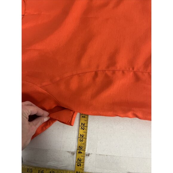 Peter Popovitch Satin 3 pc Suit Set Jacket, Top & Pants Pink & Orange Medium/Sma - Picture 10 of 16